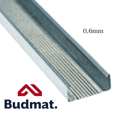 Profil sufitowy CD60 0,6 mm 4m Budmat – stal ocynkowana, wytrzymały | Łódź
