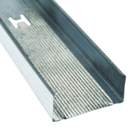 PROFIL ŚCIENNY CW100 3m • 0.5 mm • Budmat • Metalowy Profil do Ścian Działowych GK • Ocynkowany, Solidny i Trwały