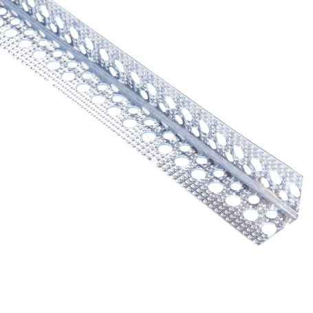 Narożnik aluminiowy BUDMAT 30x30 mm moletowany | Do zabudowy GK